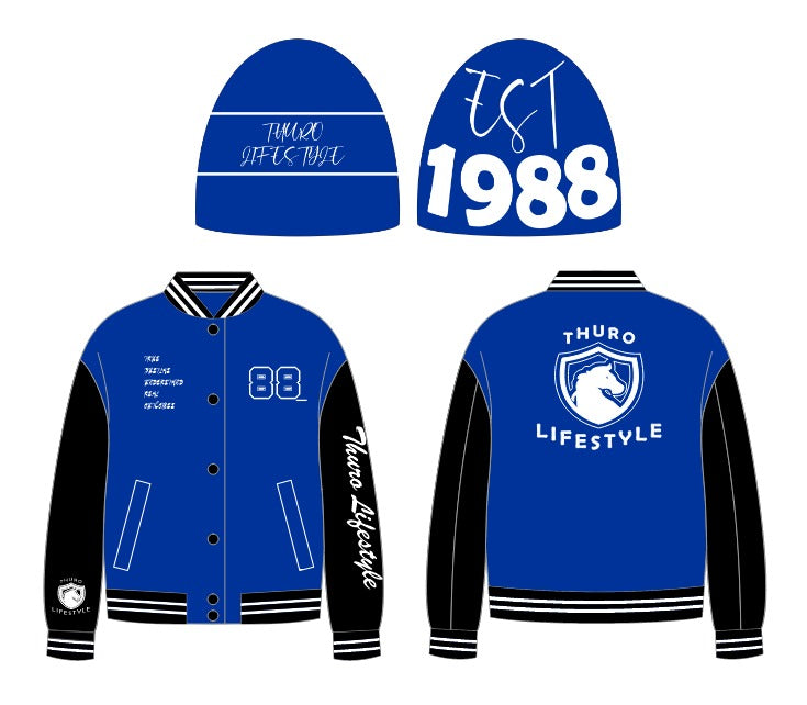 Letterman jacket and Beenie set